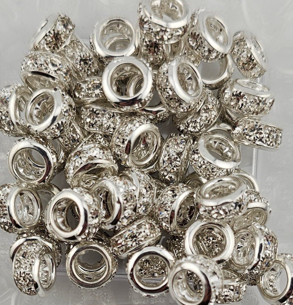 10mm Premium Rhinestone Spacer