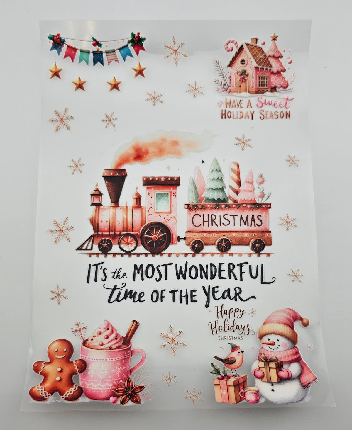 UVDTF It's The Most Wonderful Time Of The Year A5 Notebook Wrap