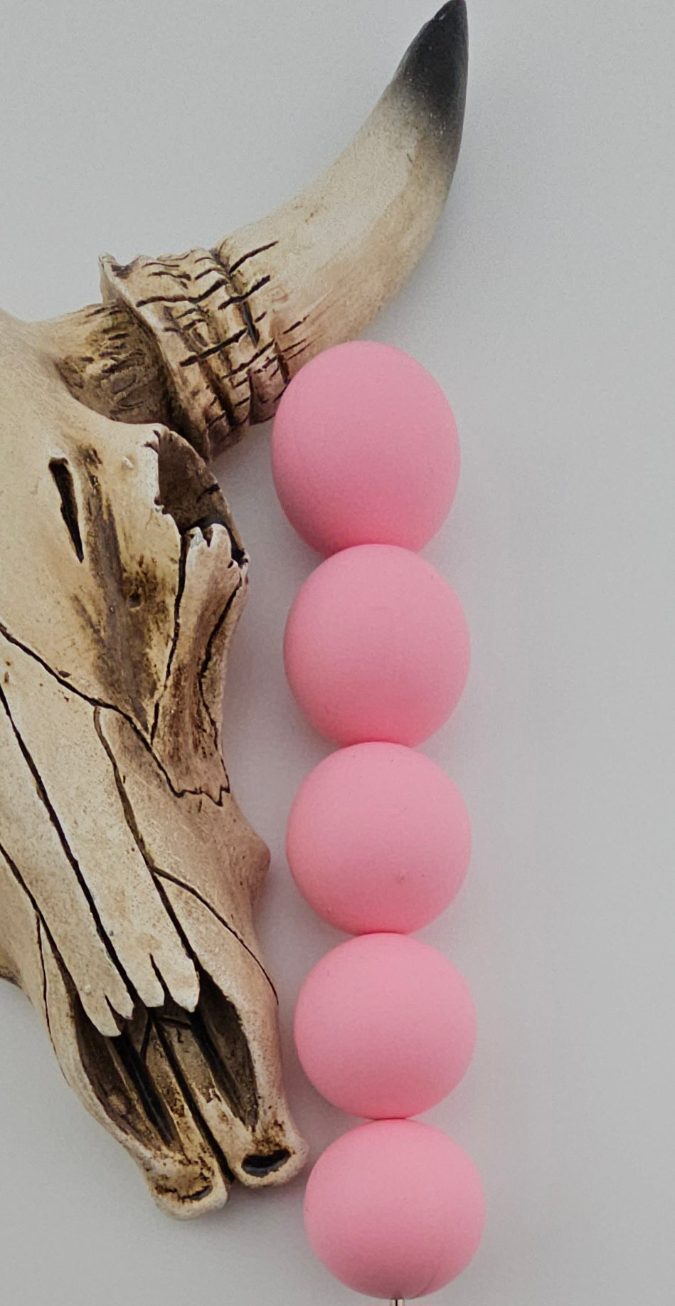 19mm Solid Silicone Beads