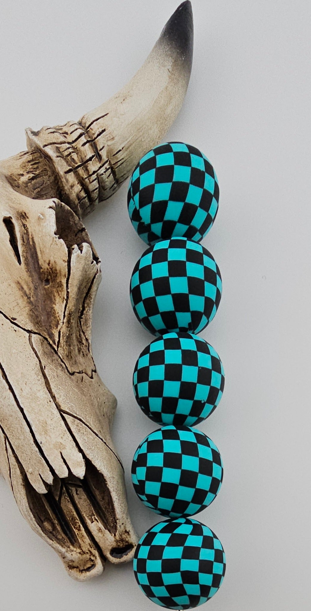 Checker Ptint 19mm Silicone