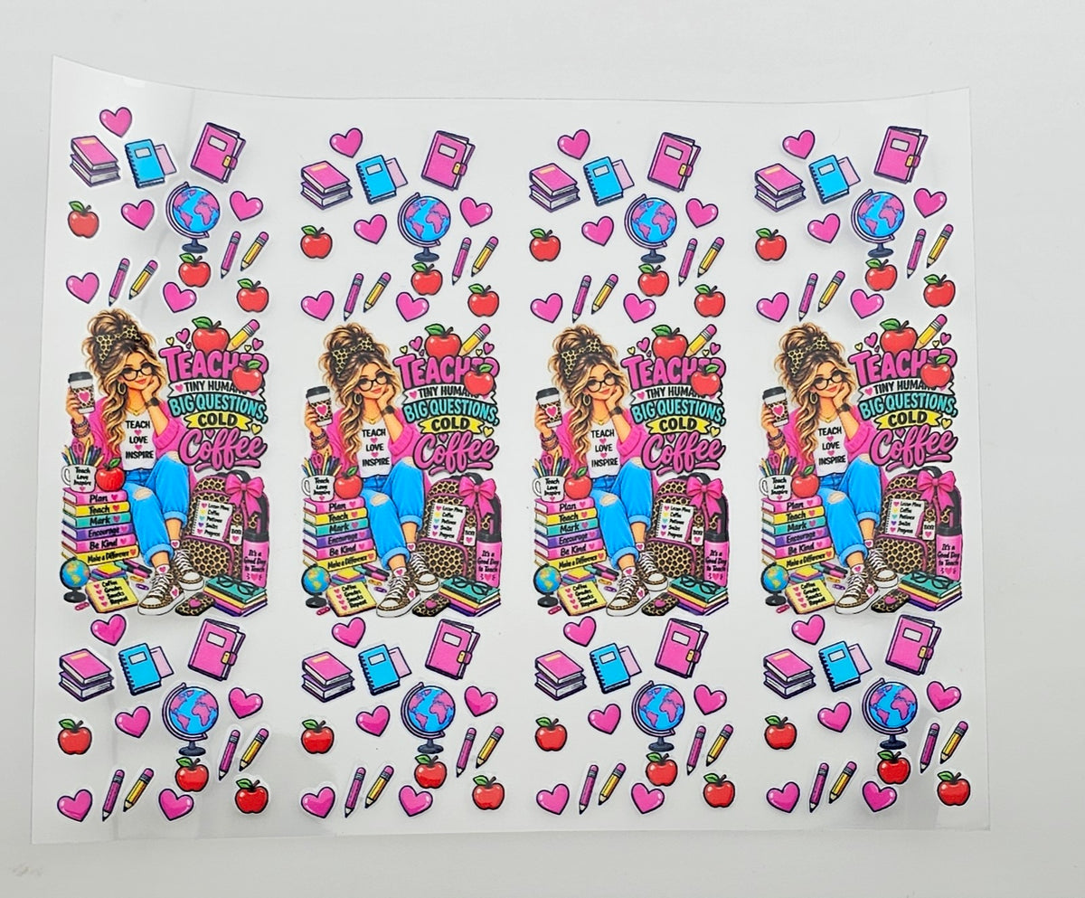 UVDFT Taecher & Coffee Pen Wrap *sold individually*