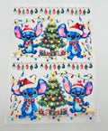 UVDTF Blue Monster Christmas A5 Notebook Wrap