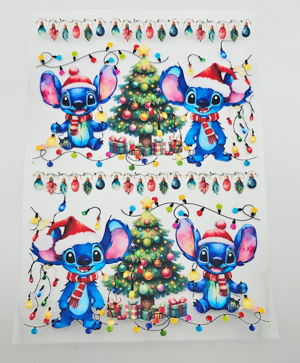 UVDTF Blue Monster Christmas A5 Notebook Wrap