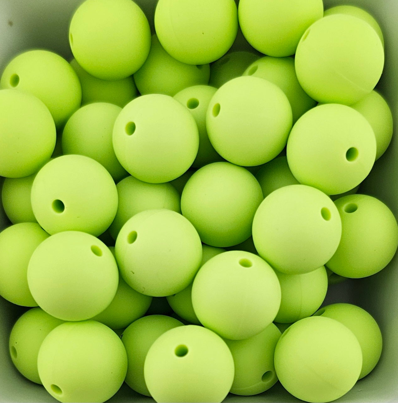 HS204 Electric Lime Solid 15mm