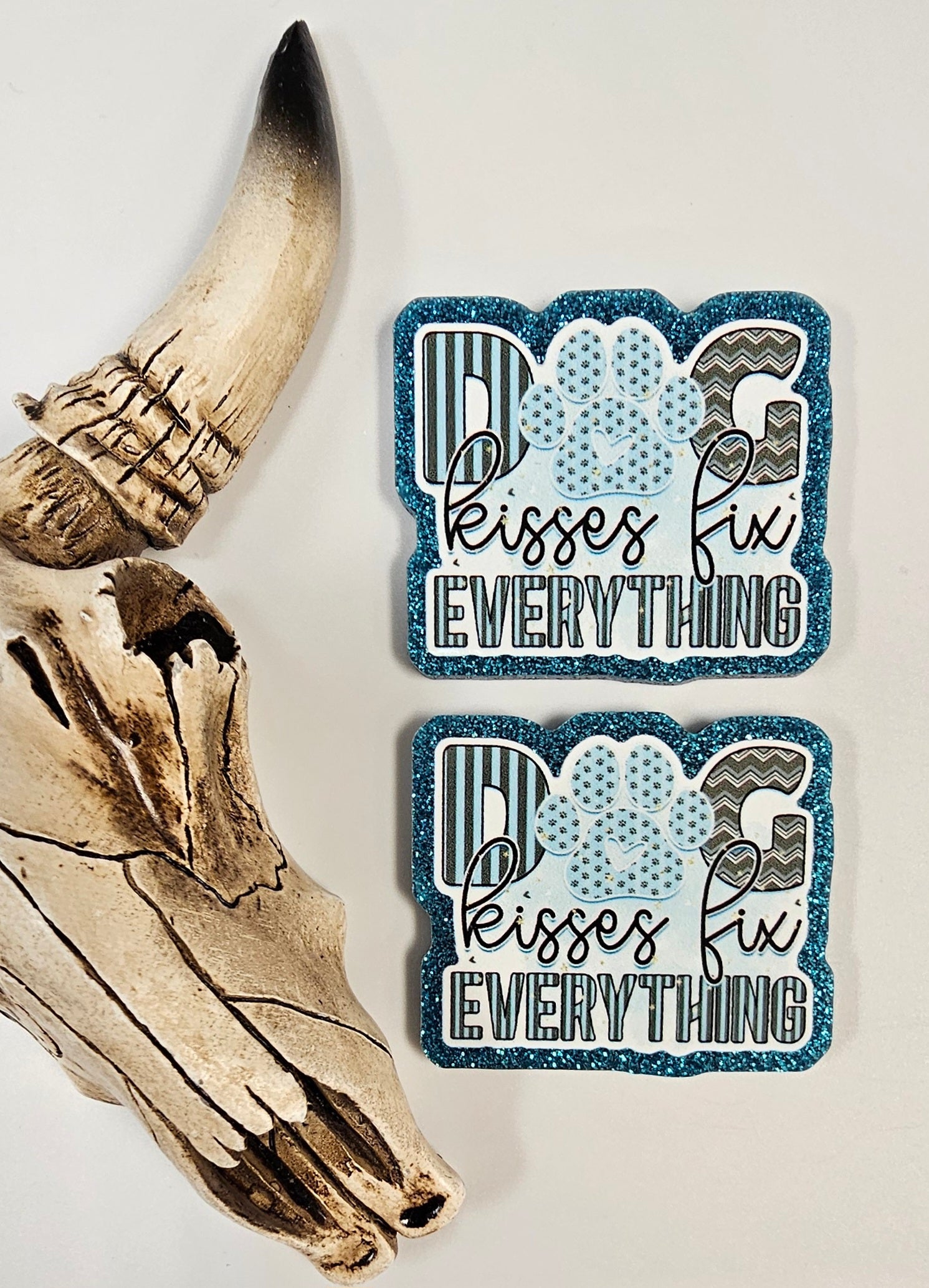 Flatback Dog Kisses Fix Everything 467