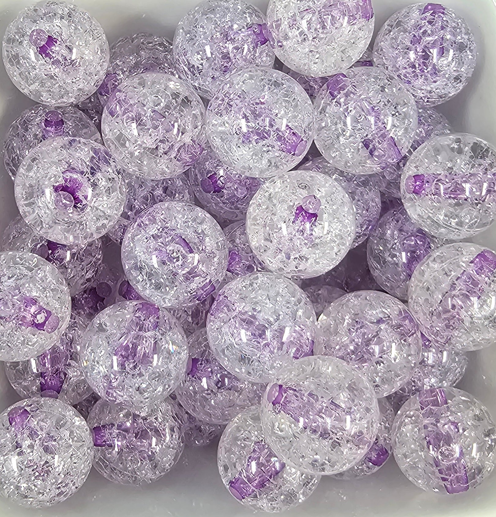 Stem Crackle 15mm Acrylic