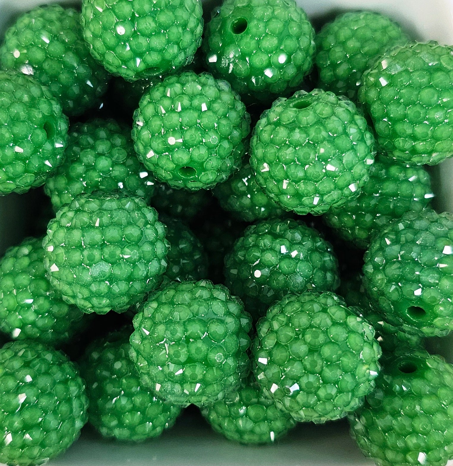 Rhinestone 20mm Clear Jelly Acrylic