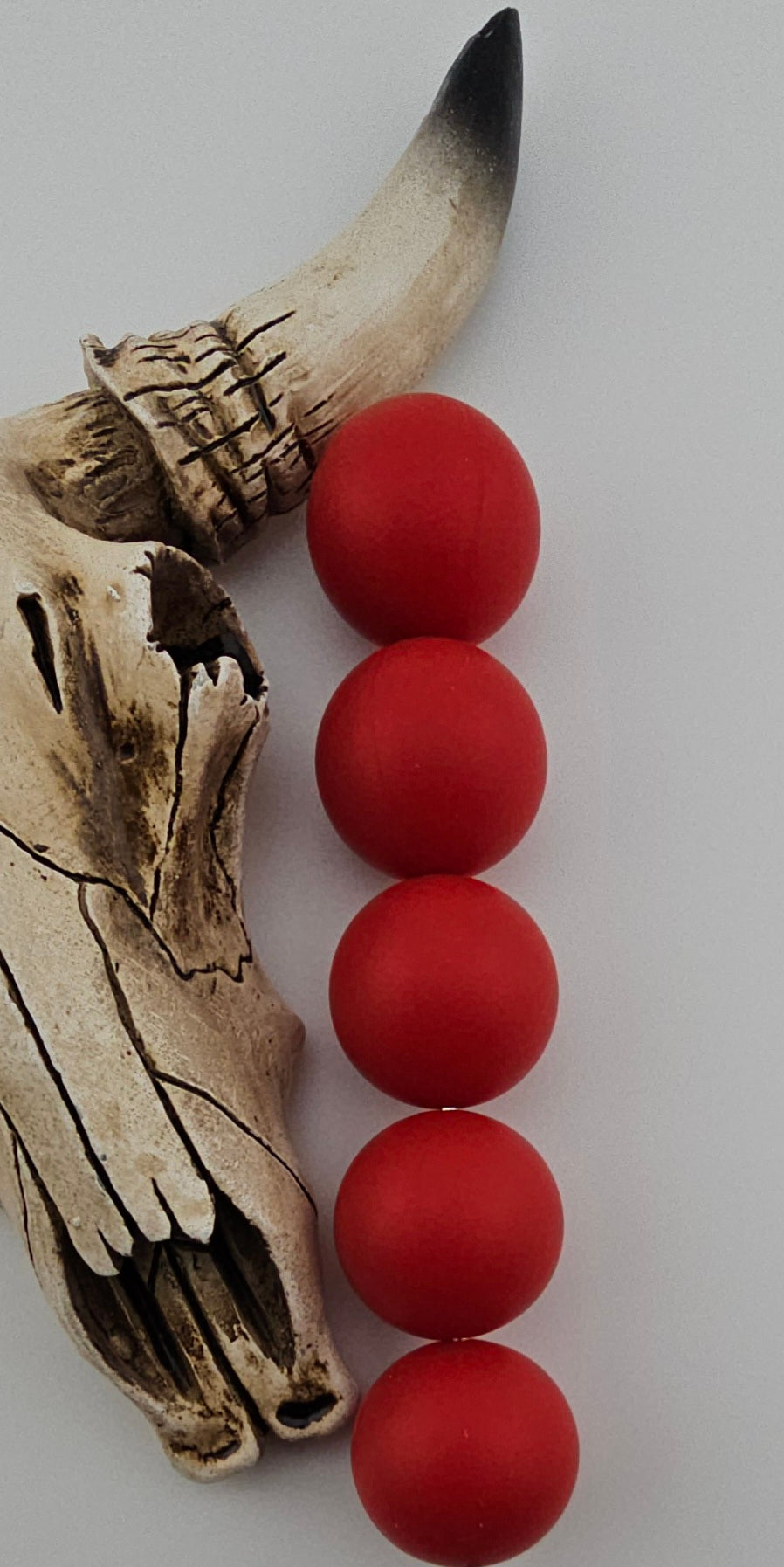 19mm Solid Silicone Beads
