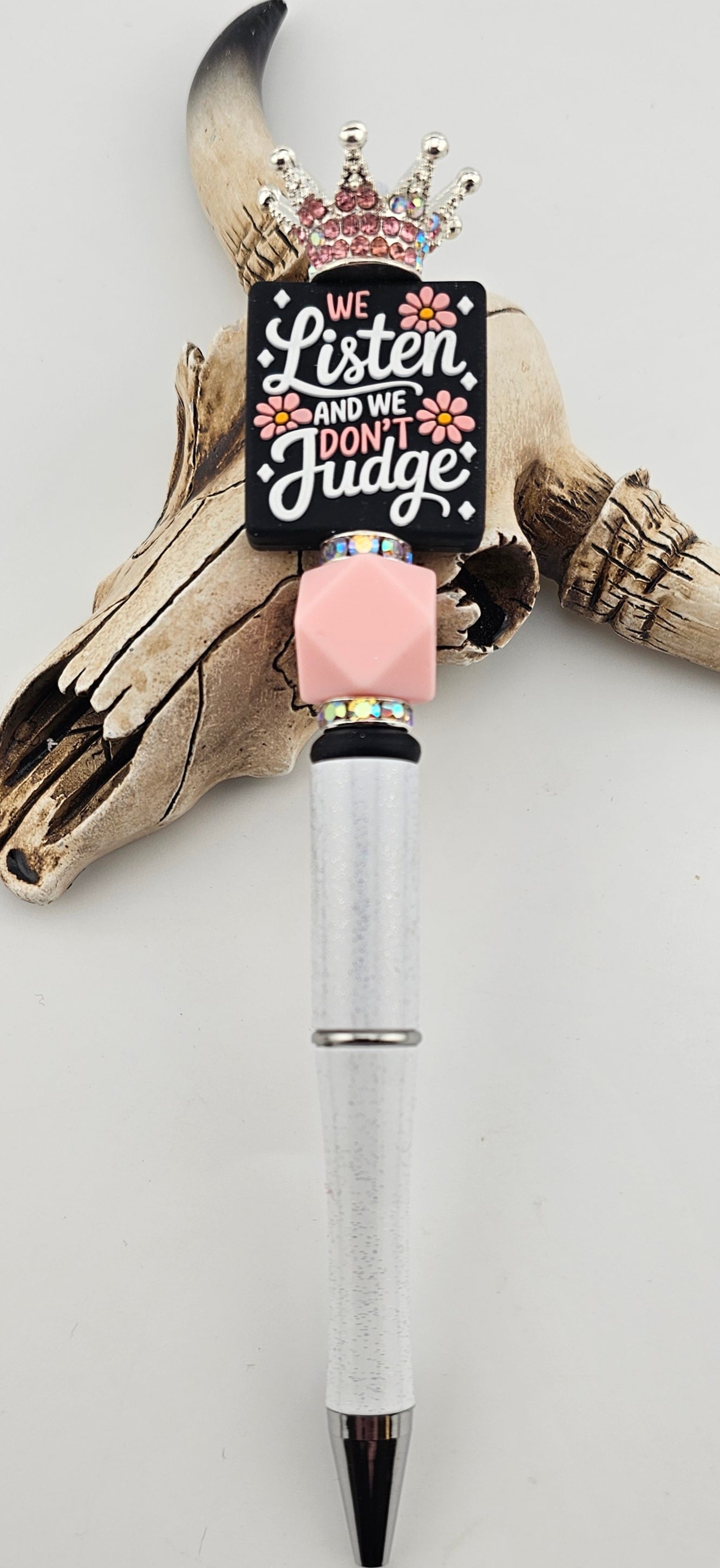 Pre-Made  We Listen and We Don't Judge Pen