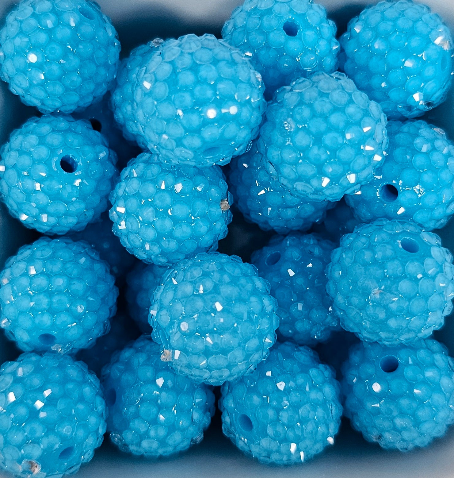 Rhinestone 20mm Clear Jelly Acrylic