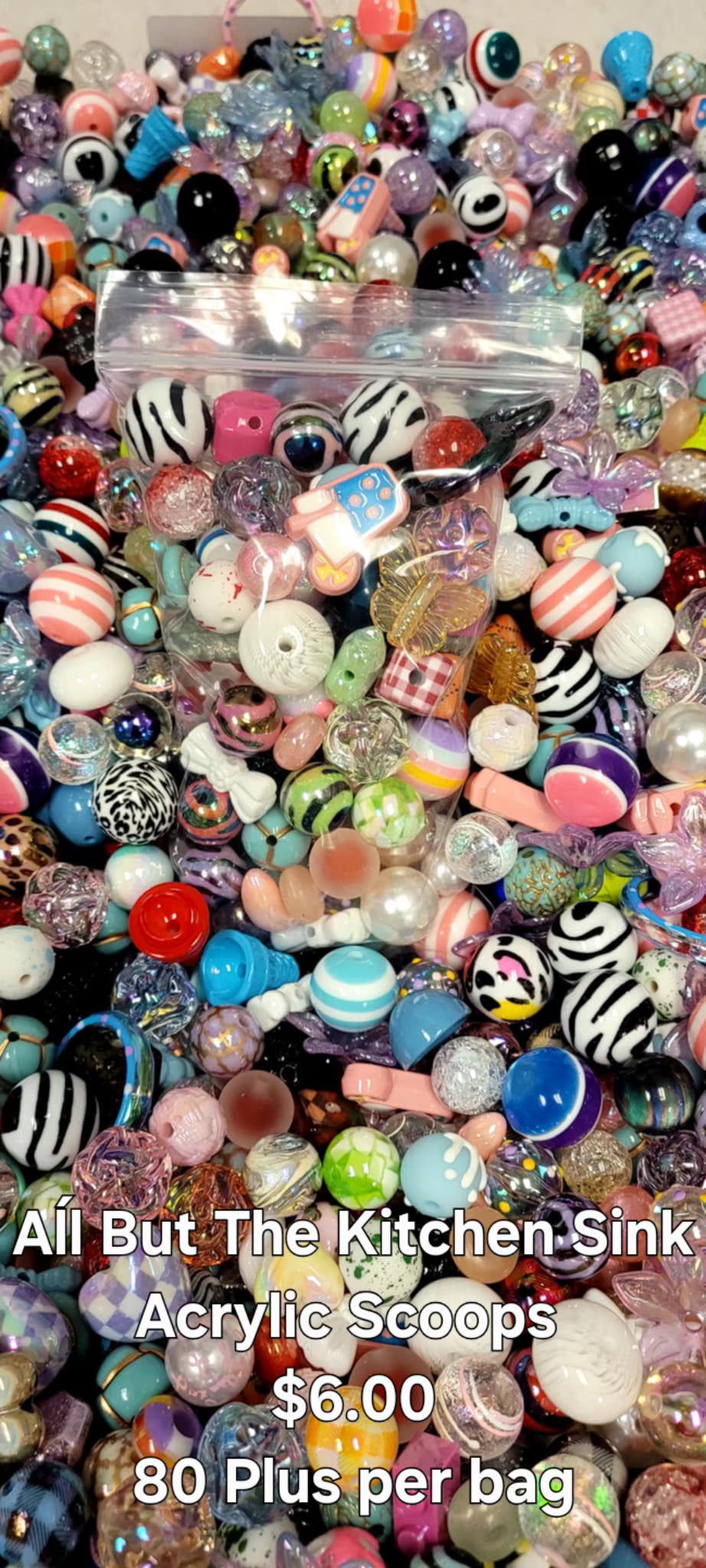 All But The Kitchen Sink Acrylic Scoop 80 PLUS all sizes