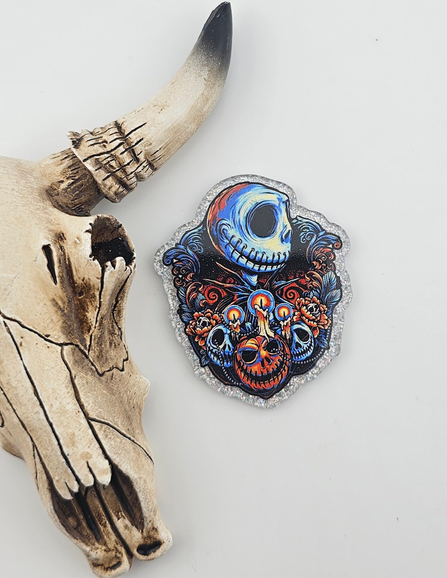 Flatback Christmas Nightmare Skulls 365