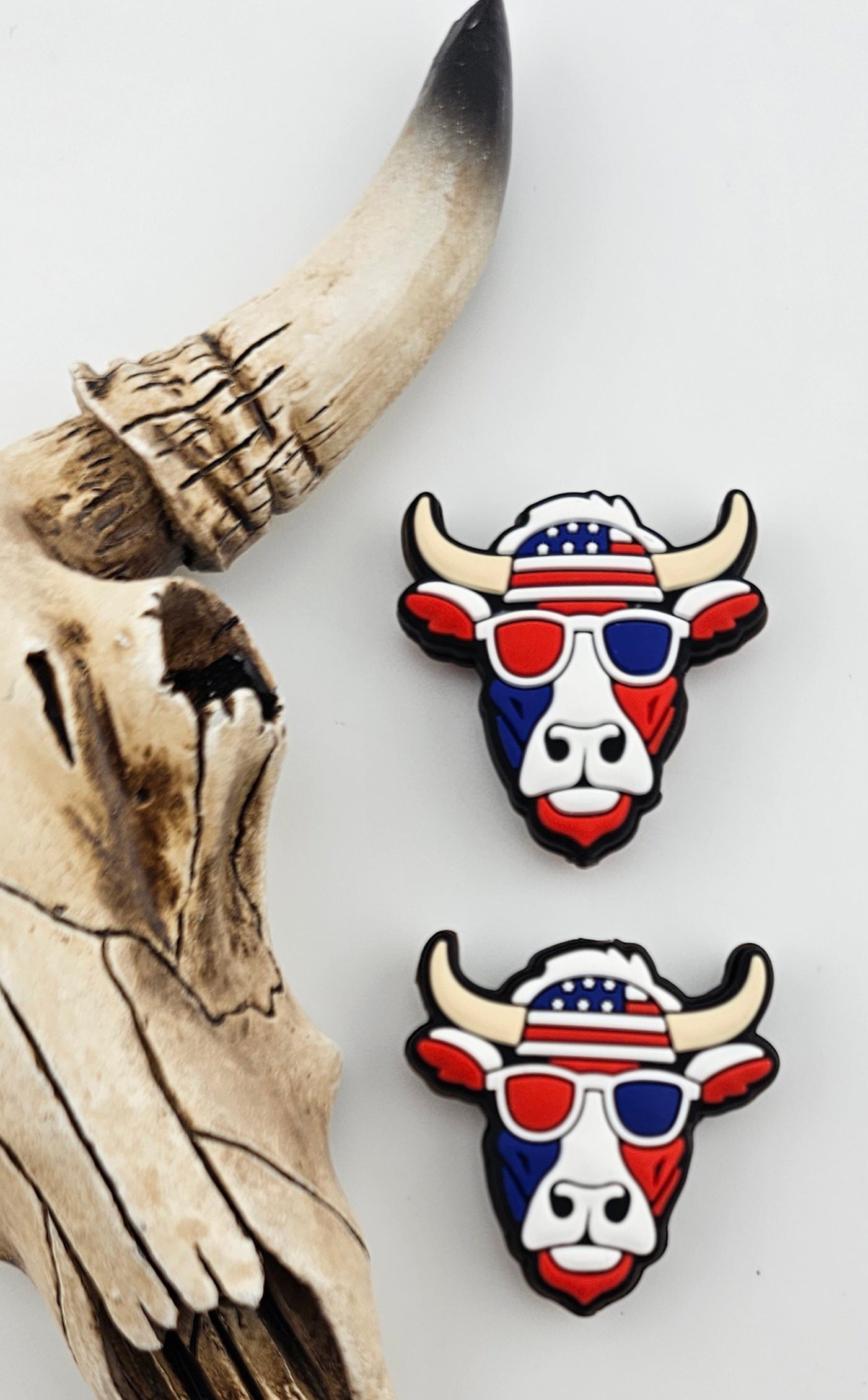 Patriotic Cool Cow Focal