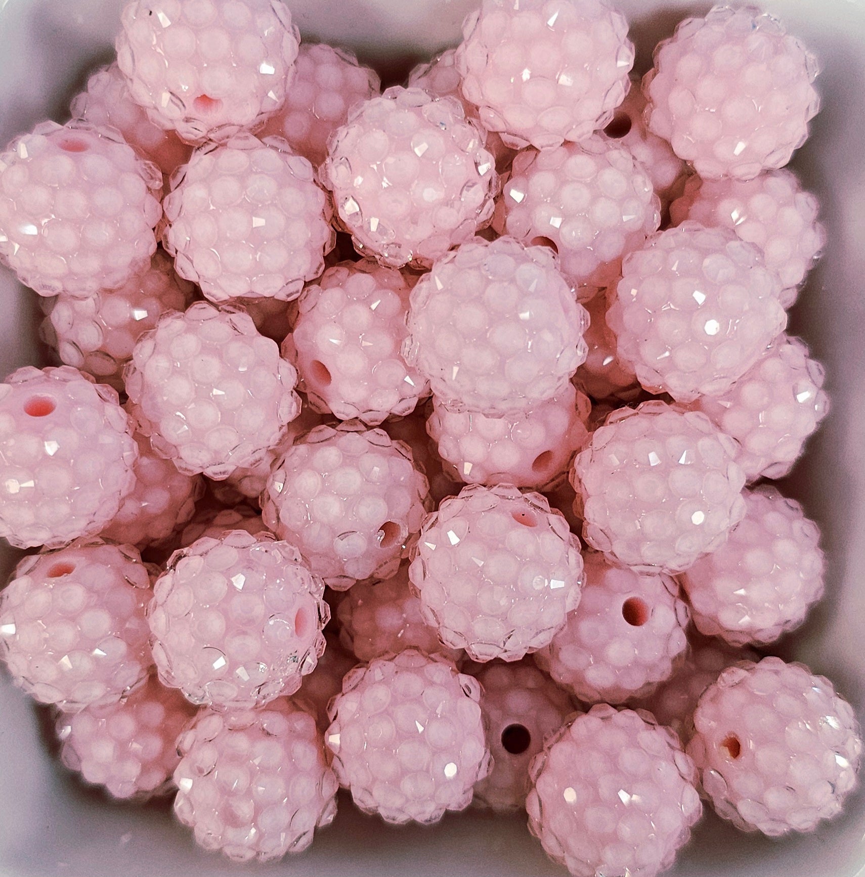 Rhinestone 16mm Clear Jelly Acrylic