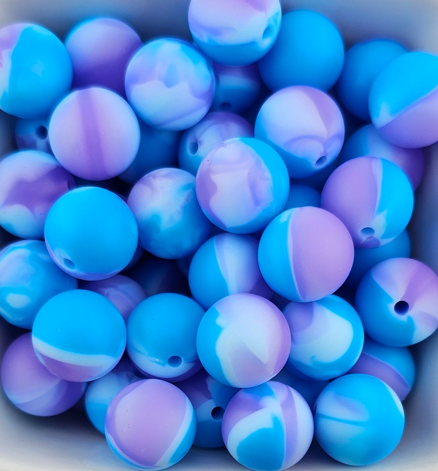 Artic Dream Ombrè Swirl Print 15mm