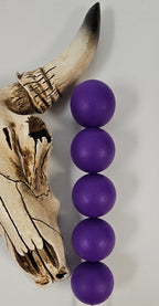 19mm Solid Silicone Beads