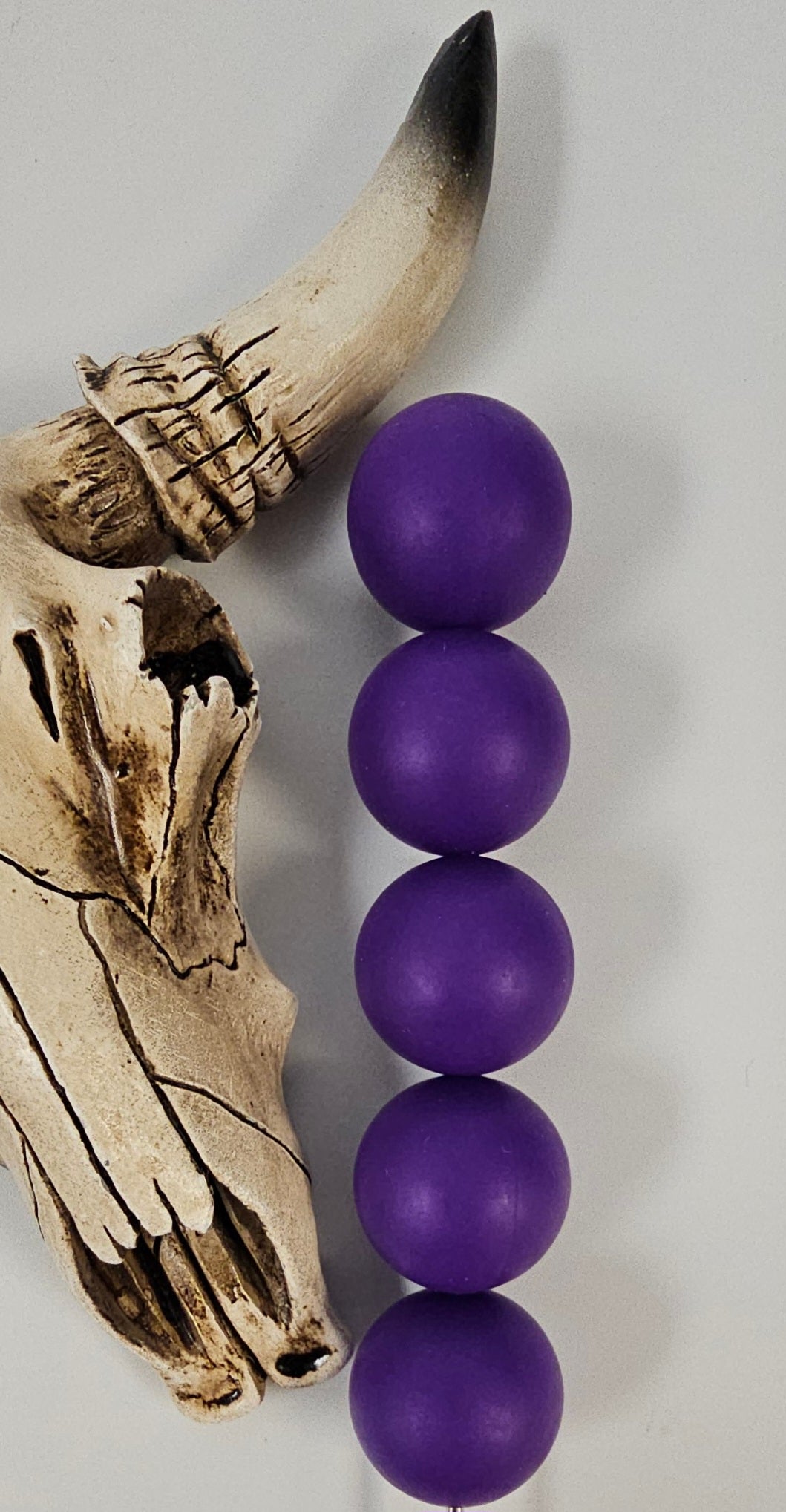19mm Solid Silicone Beads