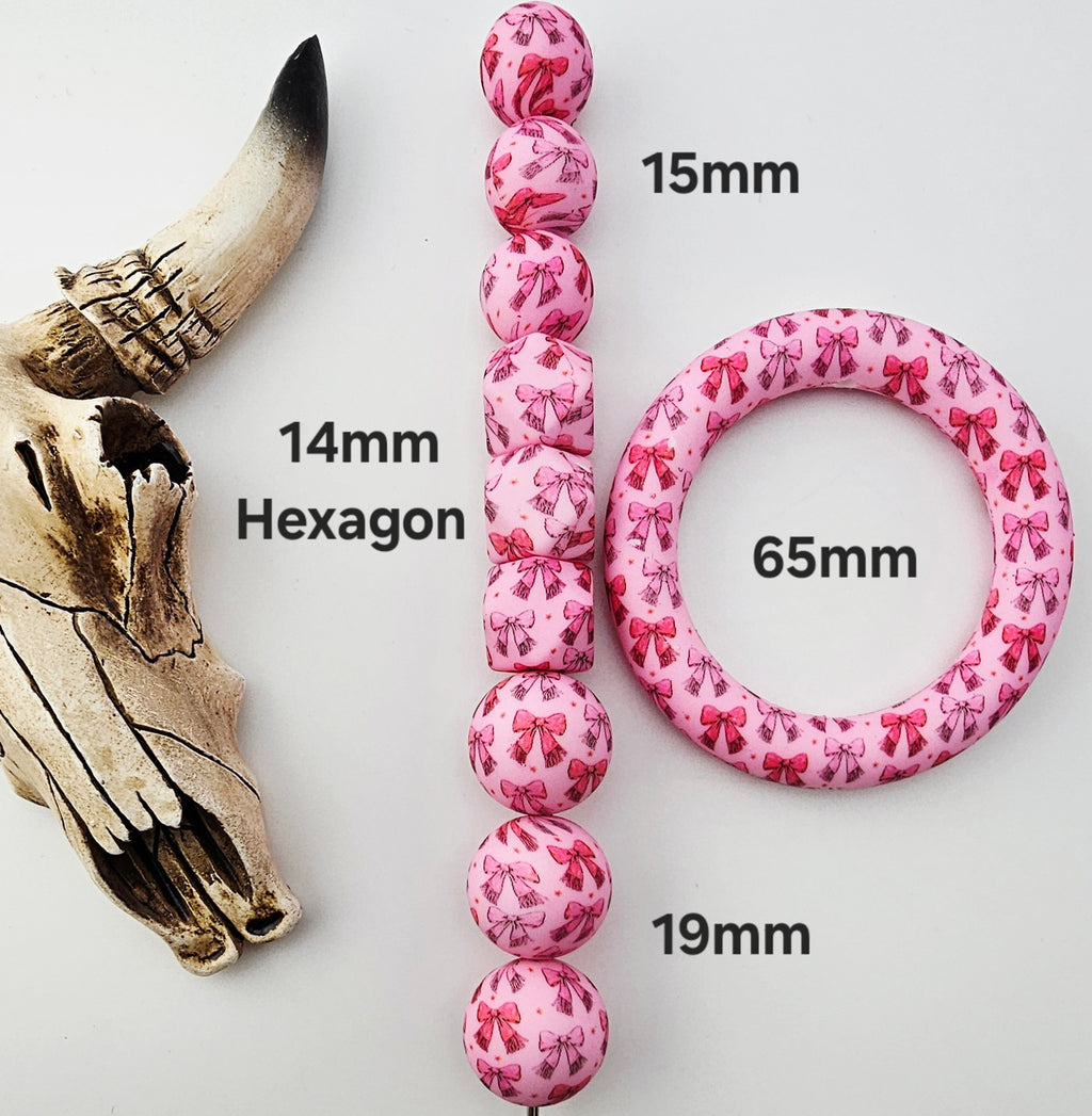 Tied in Pink Bows Print