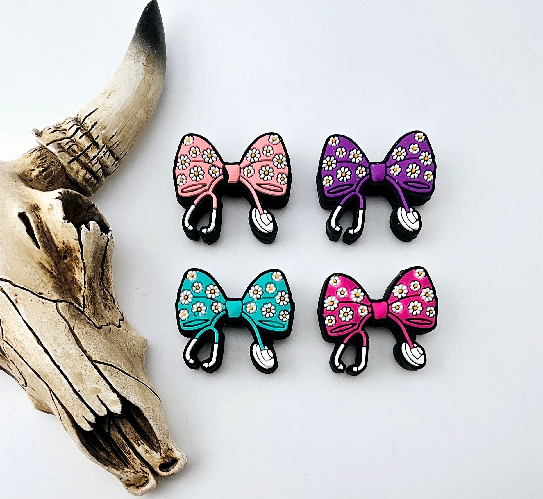 Stethoscope Daisy Bow Focal