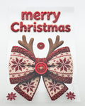 UVDTF Merry Christmas Sweater Bow A5 Notebook Wrap