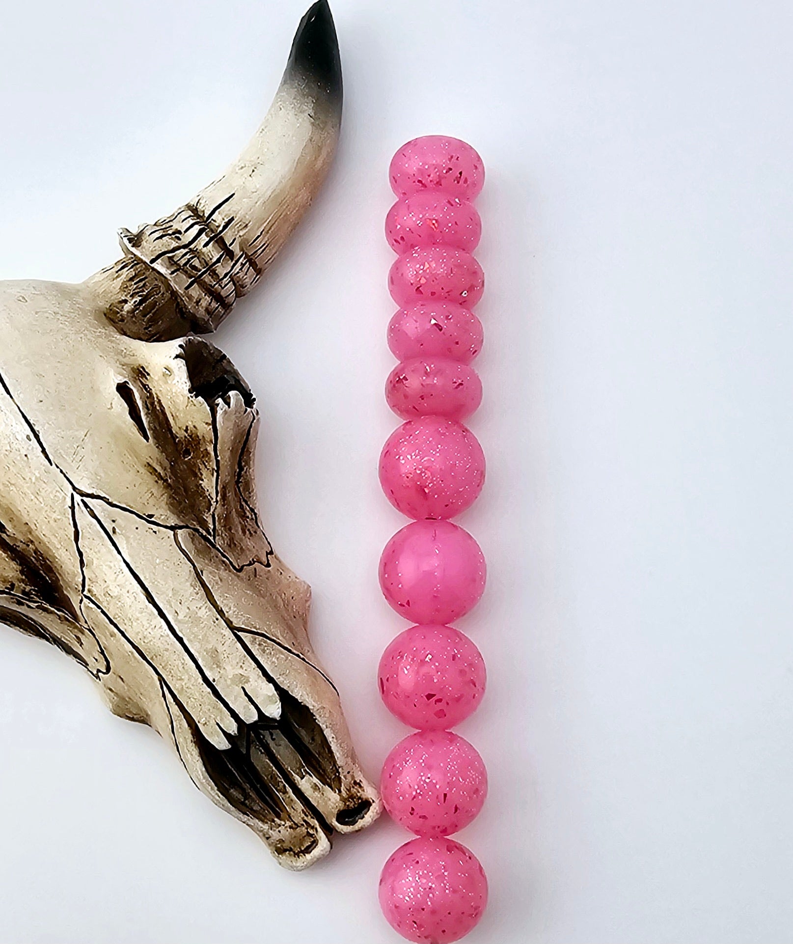 Jelly Glitter Print Silicone