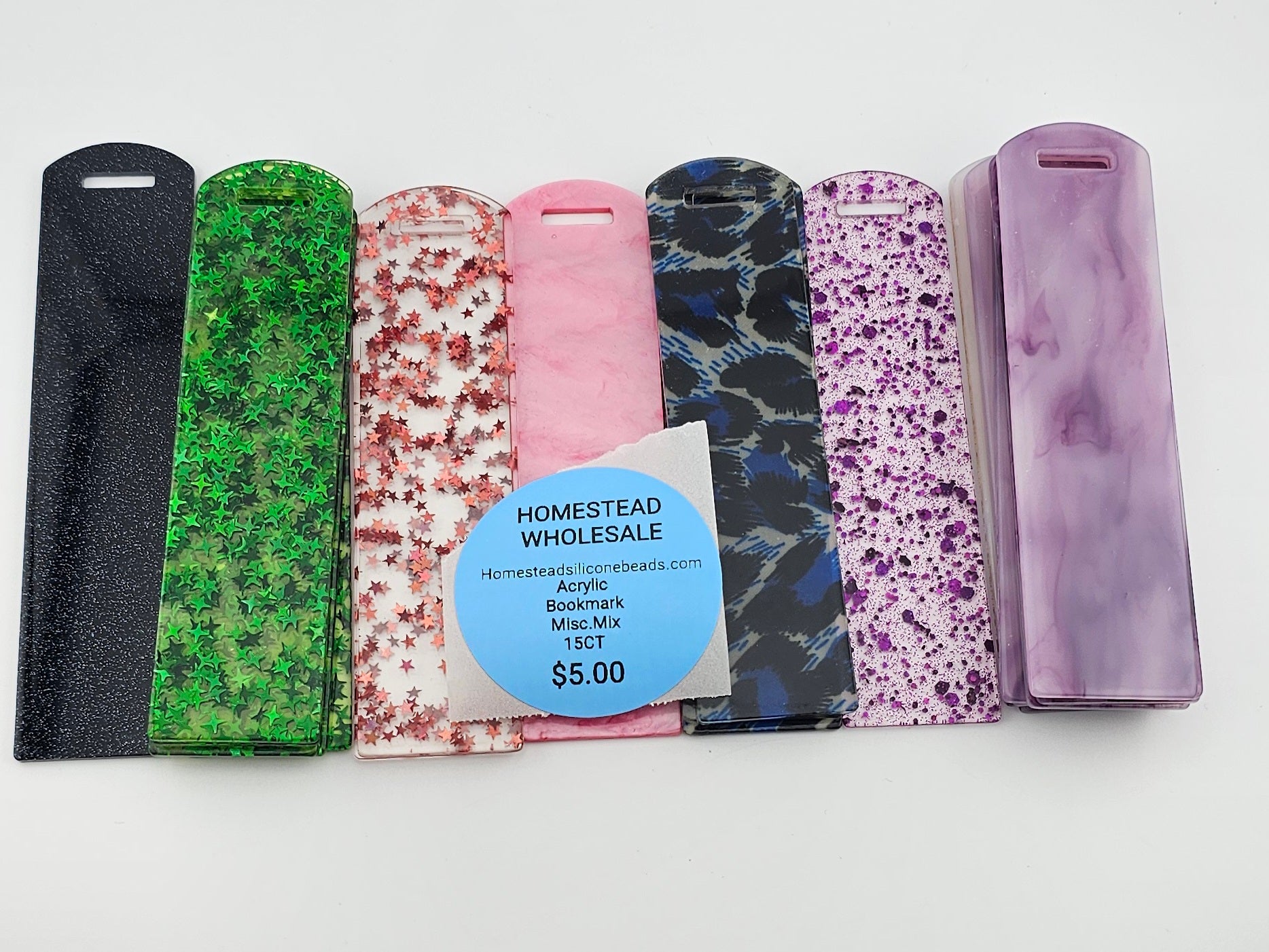 Bookmark Acrylic Misc Mix 15CT