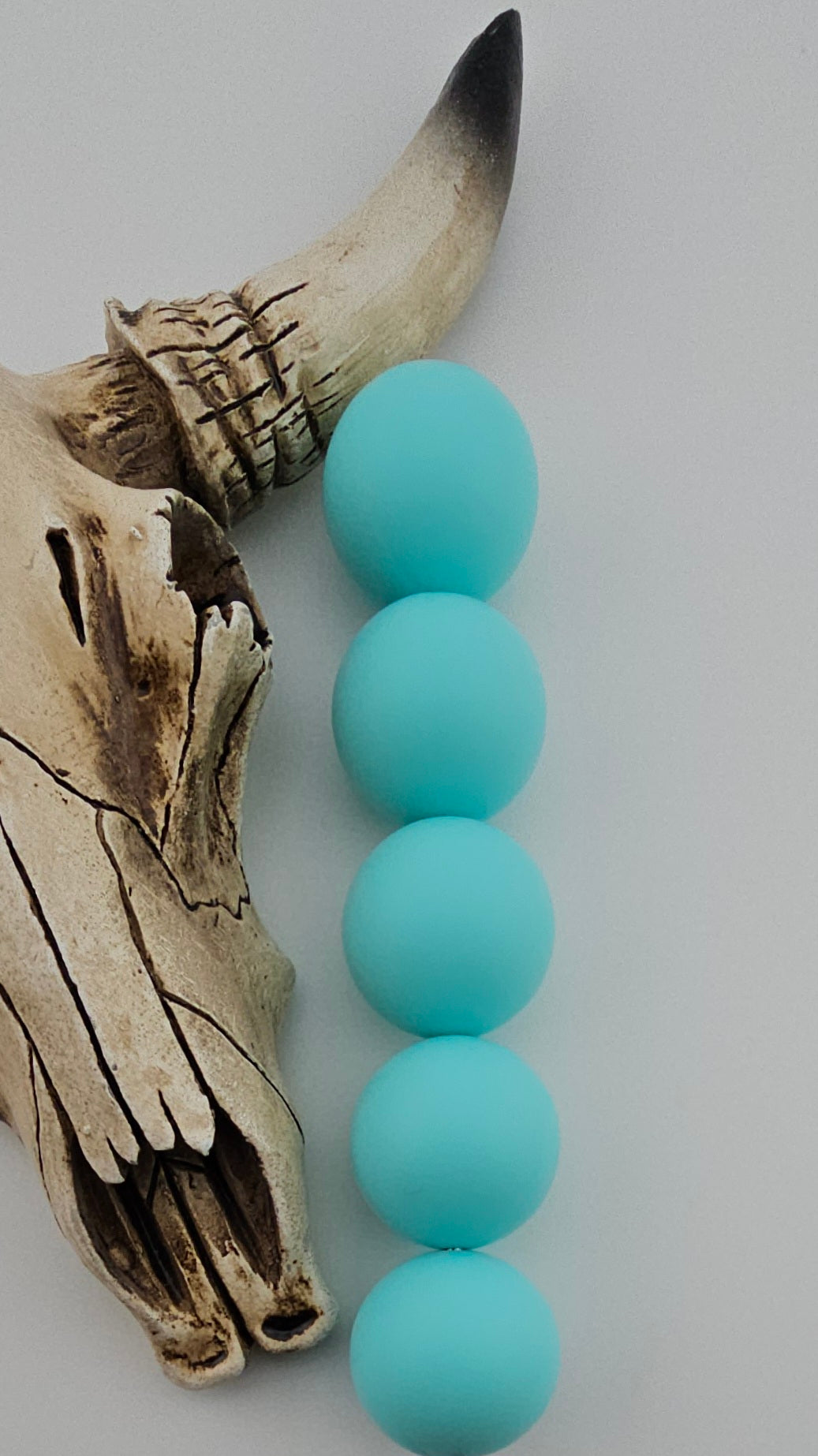 19mm Solid Silicone Beads