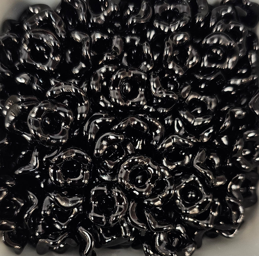 Wavey Acrylic Spacers 12mm (10ct) Large Hole