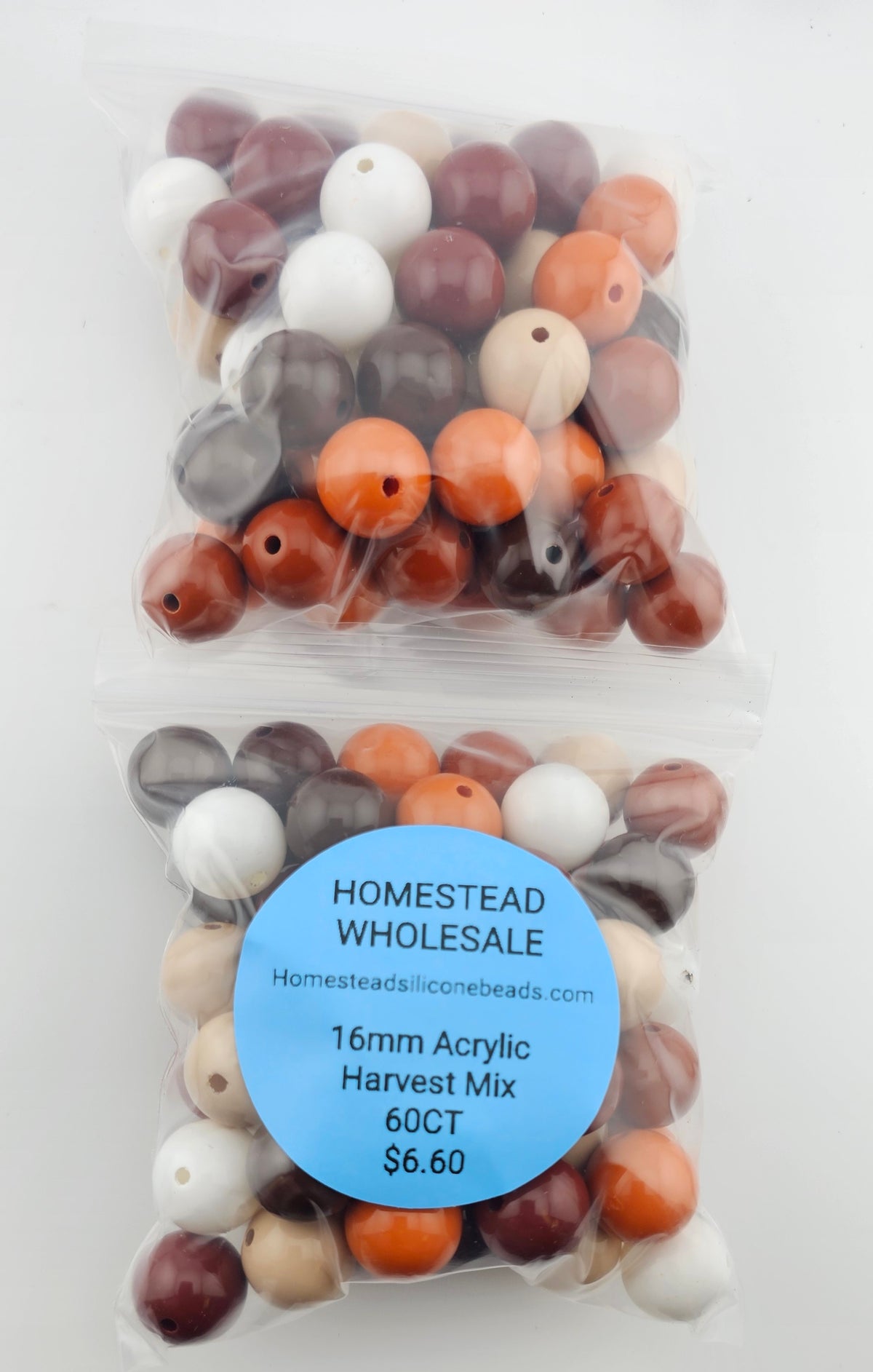 16mm Acrylic Harvest Mix 60CT