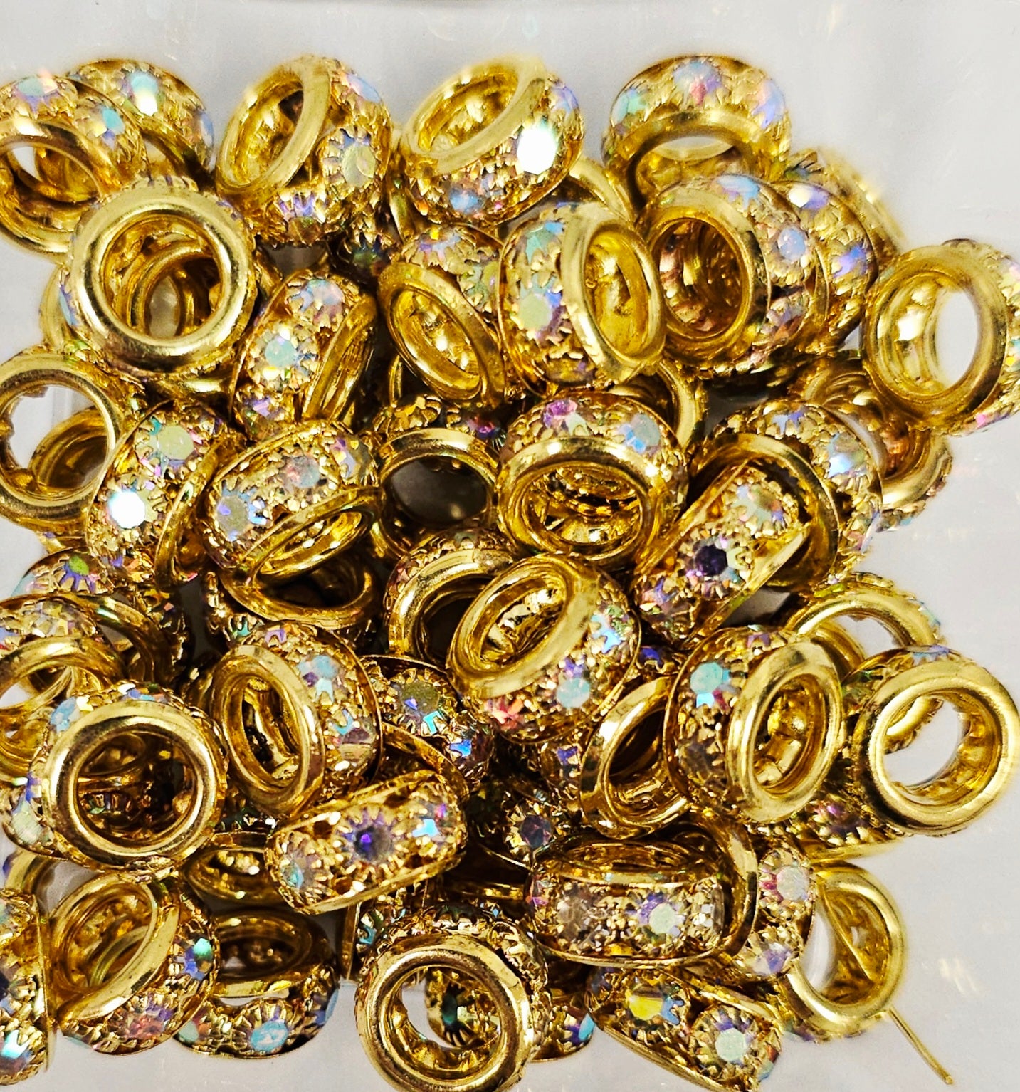 10mm Premium Rhinestone Spacer