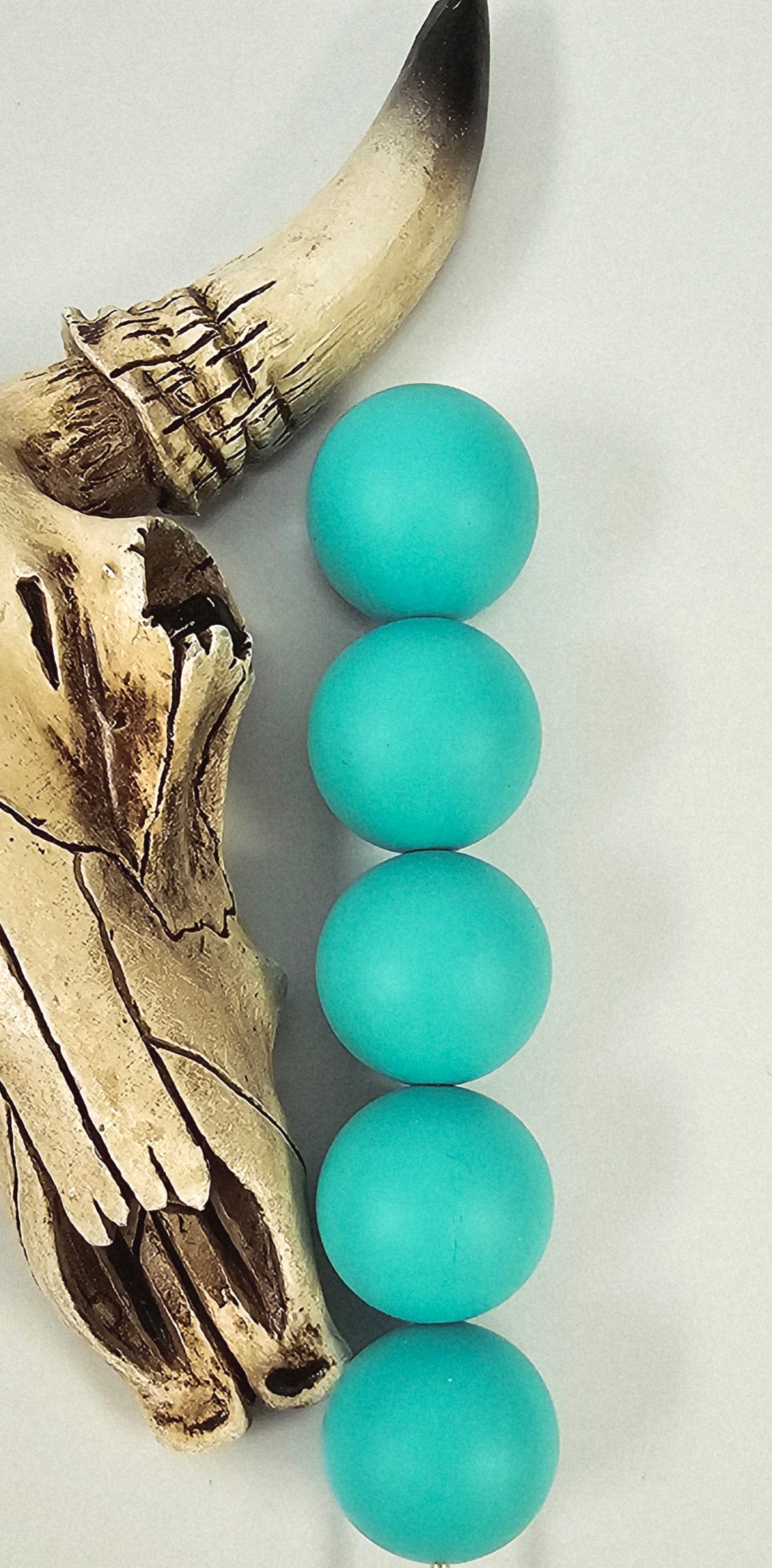 19mm Solid Silicone Beads