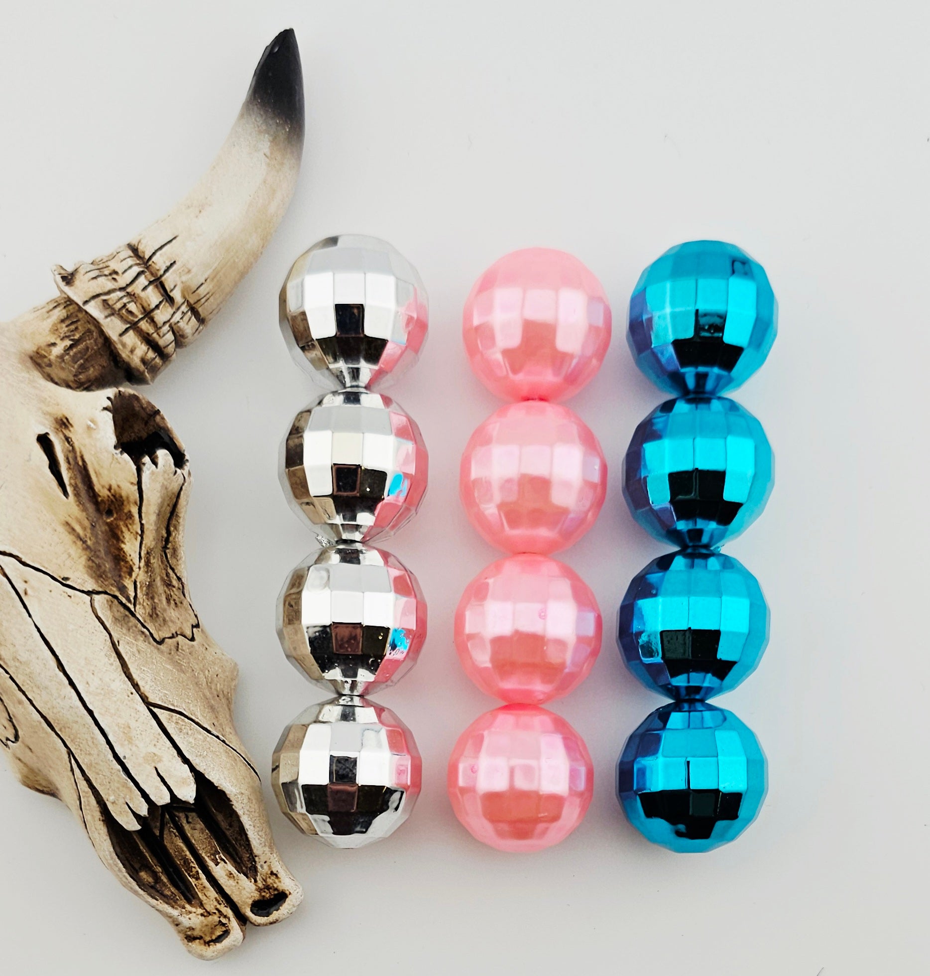 20mm Acrylic Disco Ball Beads