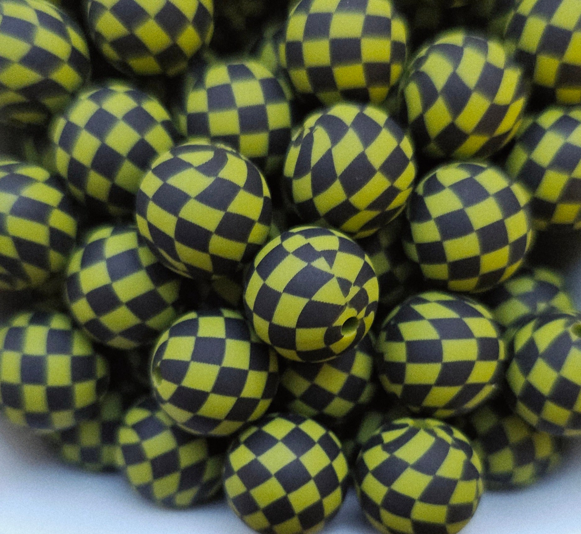 #23 Pea Green Checkered 15mm Print