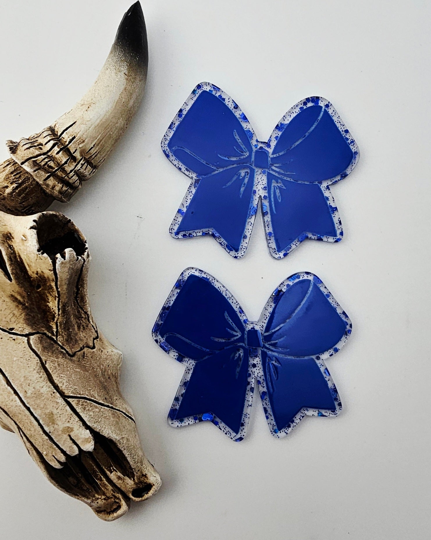 Flatback Bow Blue 358