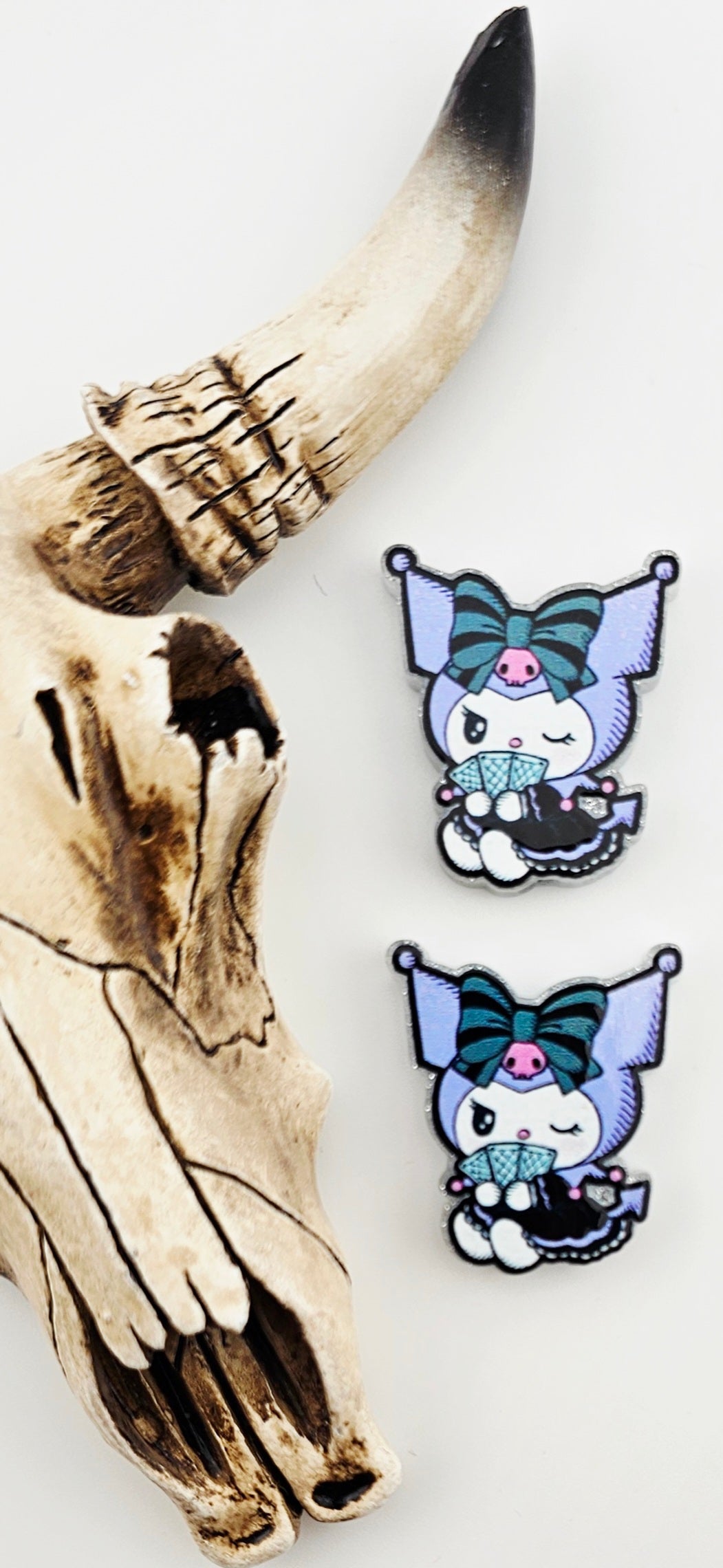 Acrylic Purple Anime Kitty Focal - AF104