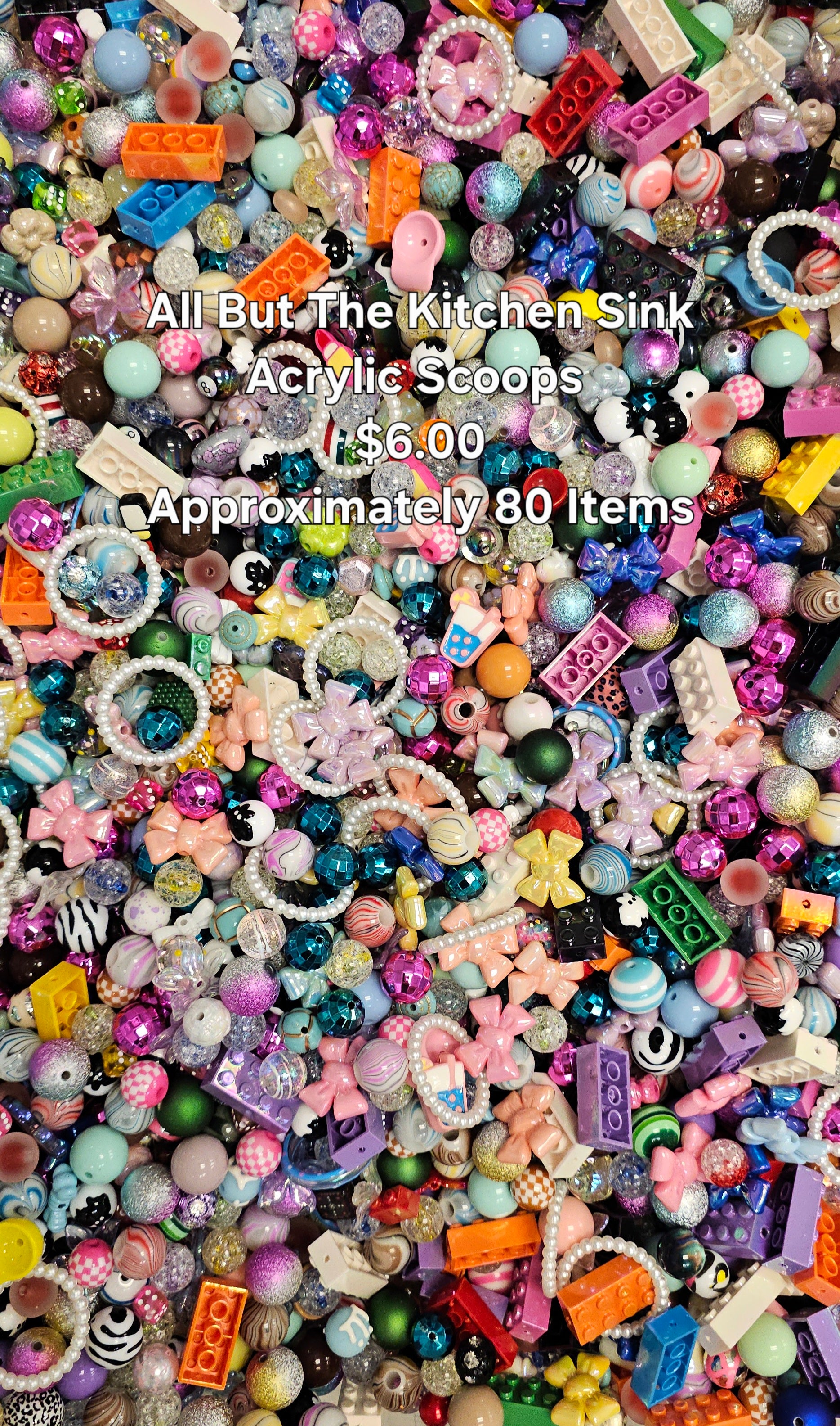 All But The Kitchen Sink Acrylic Scoop 80 PLUS all sizes