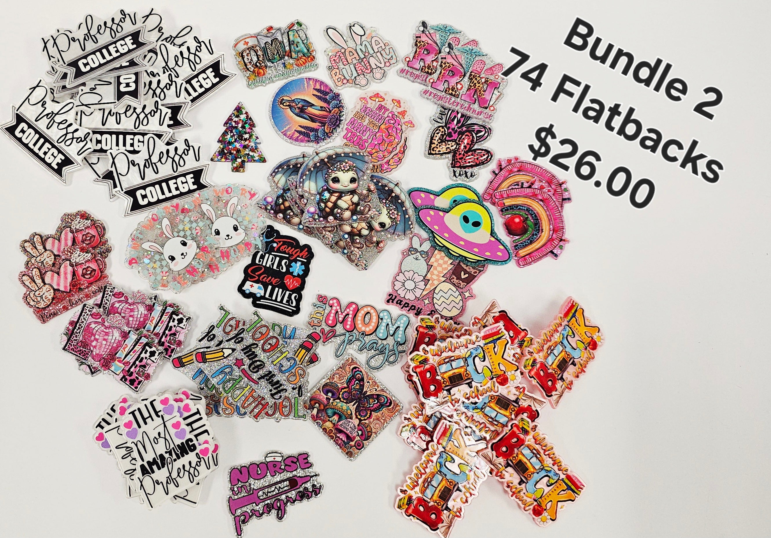 Bundle Deal 2 - 74 Flatbacks
