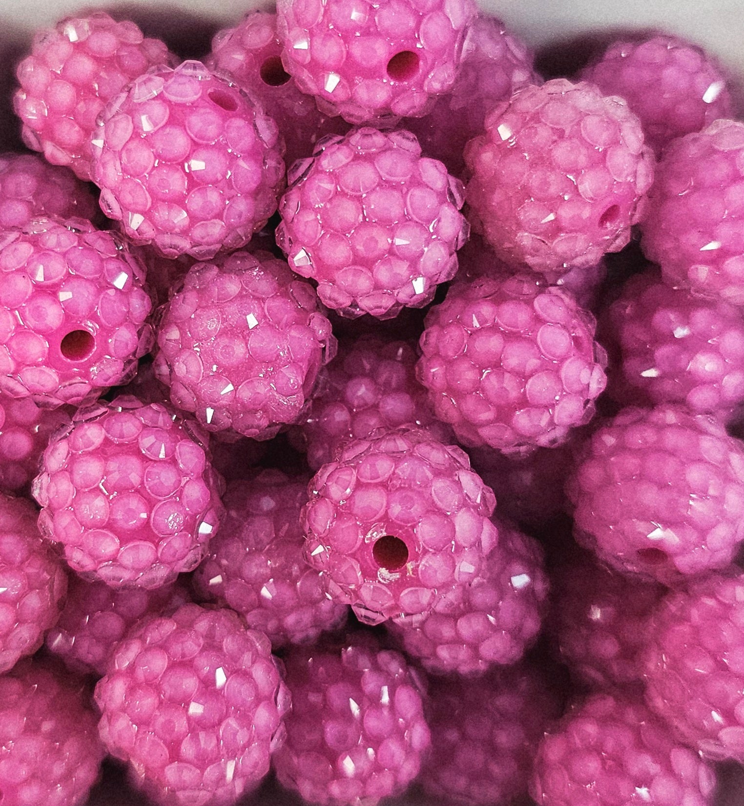 Rhinestone 16mm Clear Jelly Acrylic