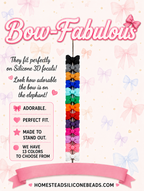 Bow-Fabulous Focal *not silicone* printed by a 3D printer