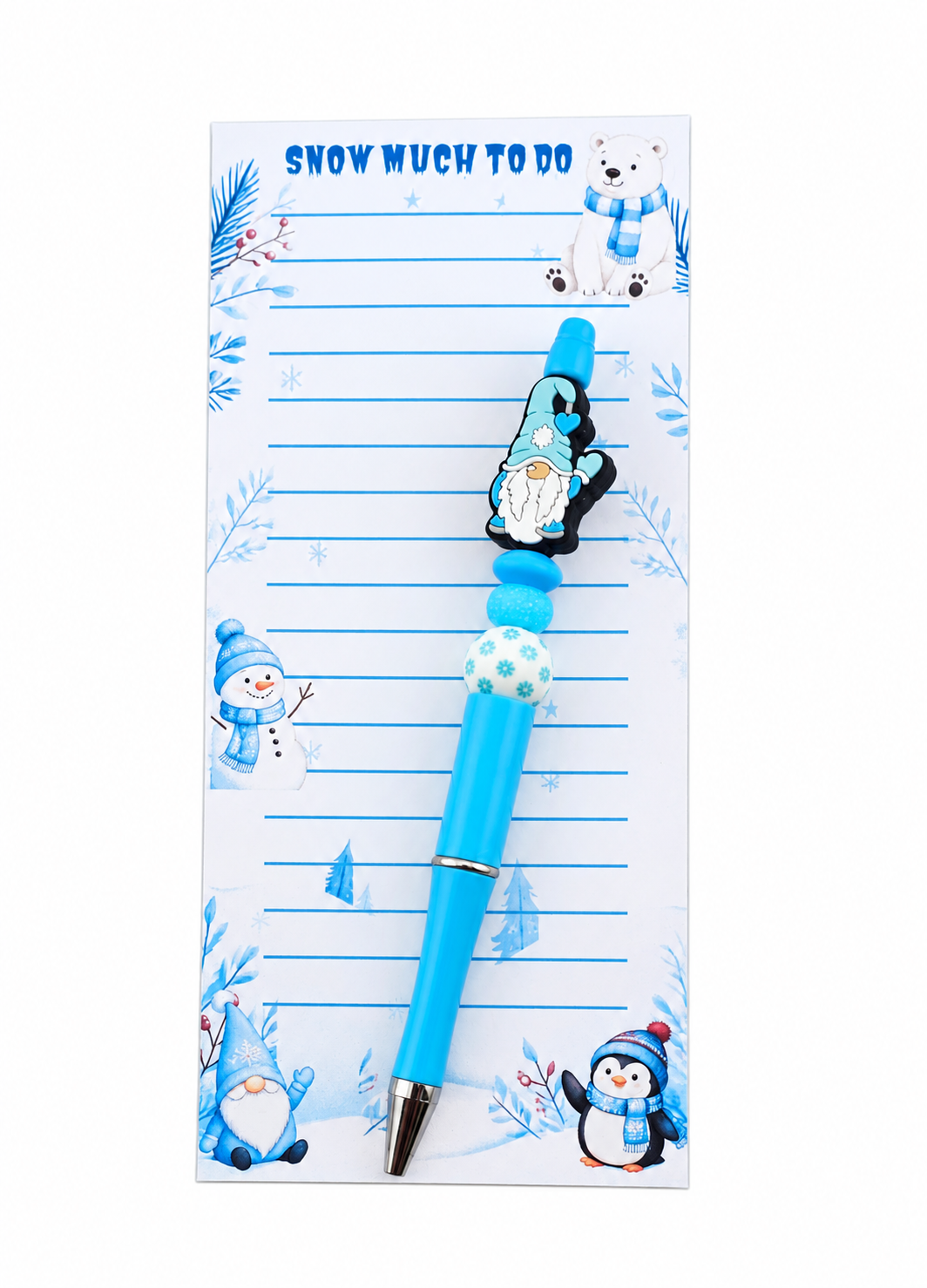 Snow Much To Do Pen & Notepad Set