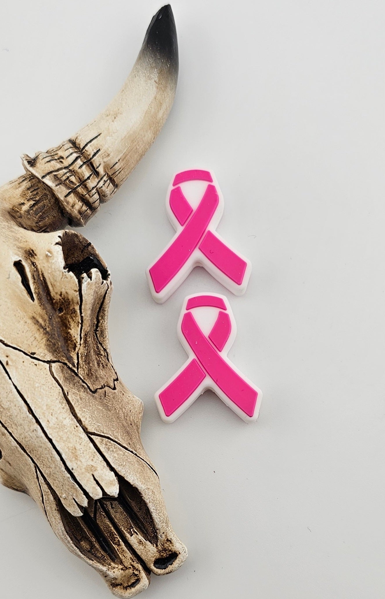 Pink Breast Cancer Ribbon Focal