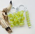 Spacer Rhinestone 12mm Light Lime (Large Hole)