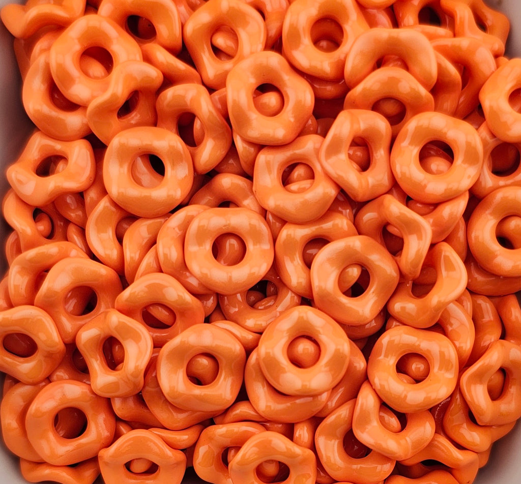 Wavey Acrylic Spacers 12mm (10ct) Large Hole