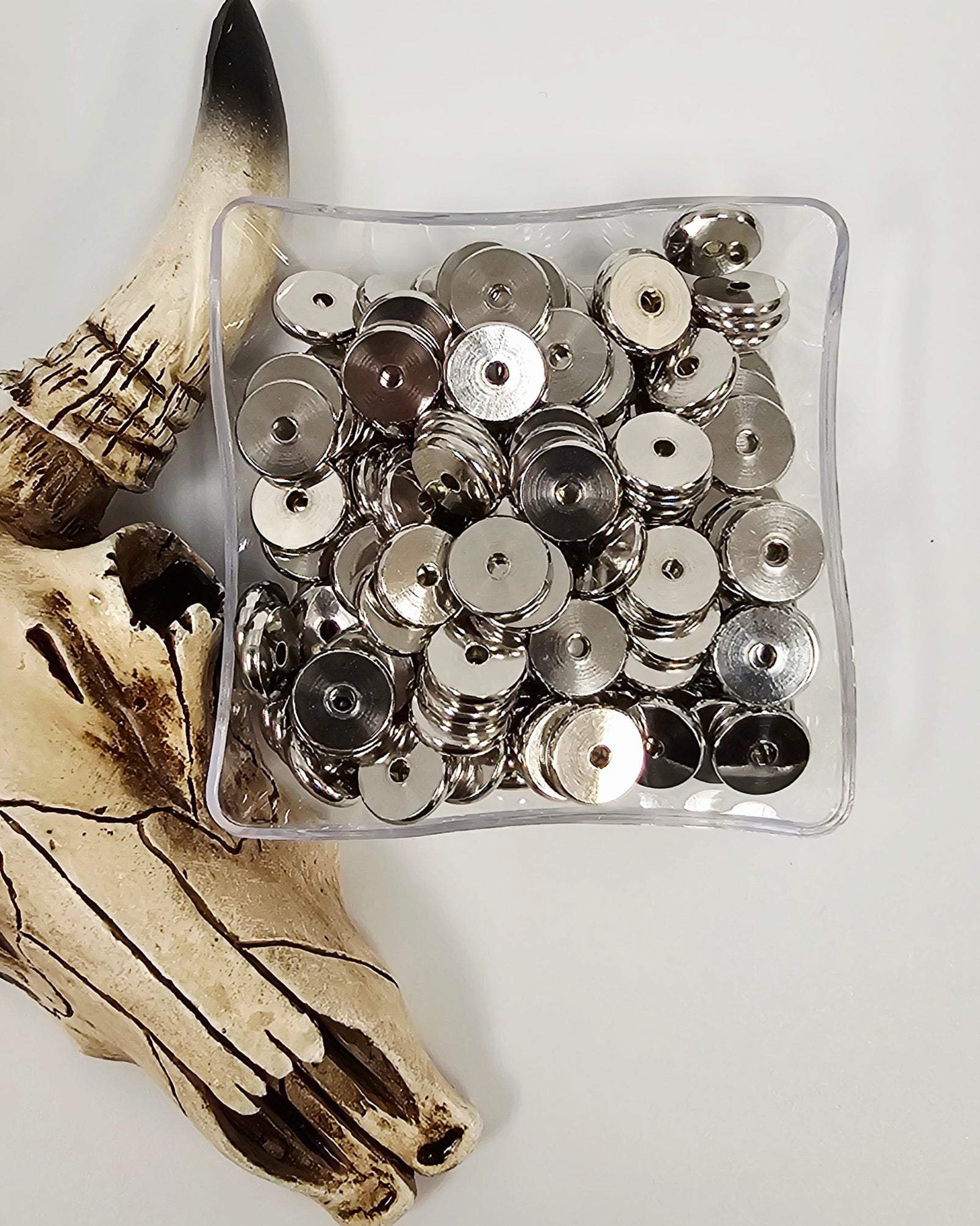 Metal Spacers 10mm 10ct
