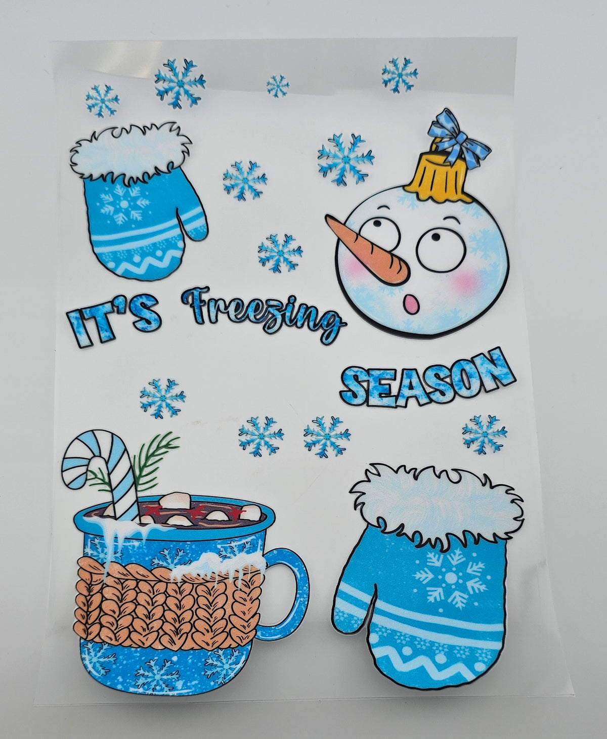 UVDTF It's Freezing Season A5 Notebook Wrap