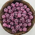 Bright Pink/Black Cow Print