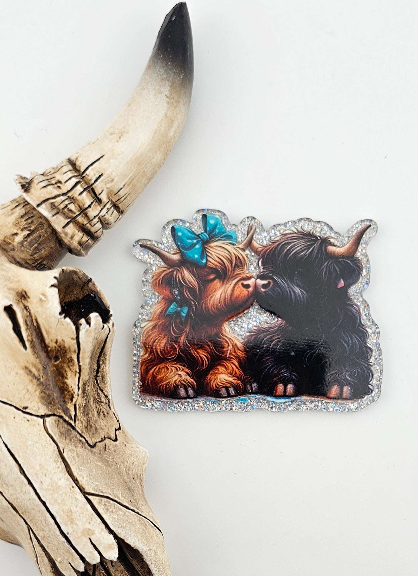 Flatback Highland Cow Love 163