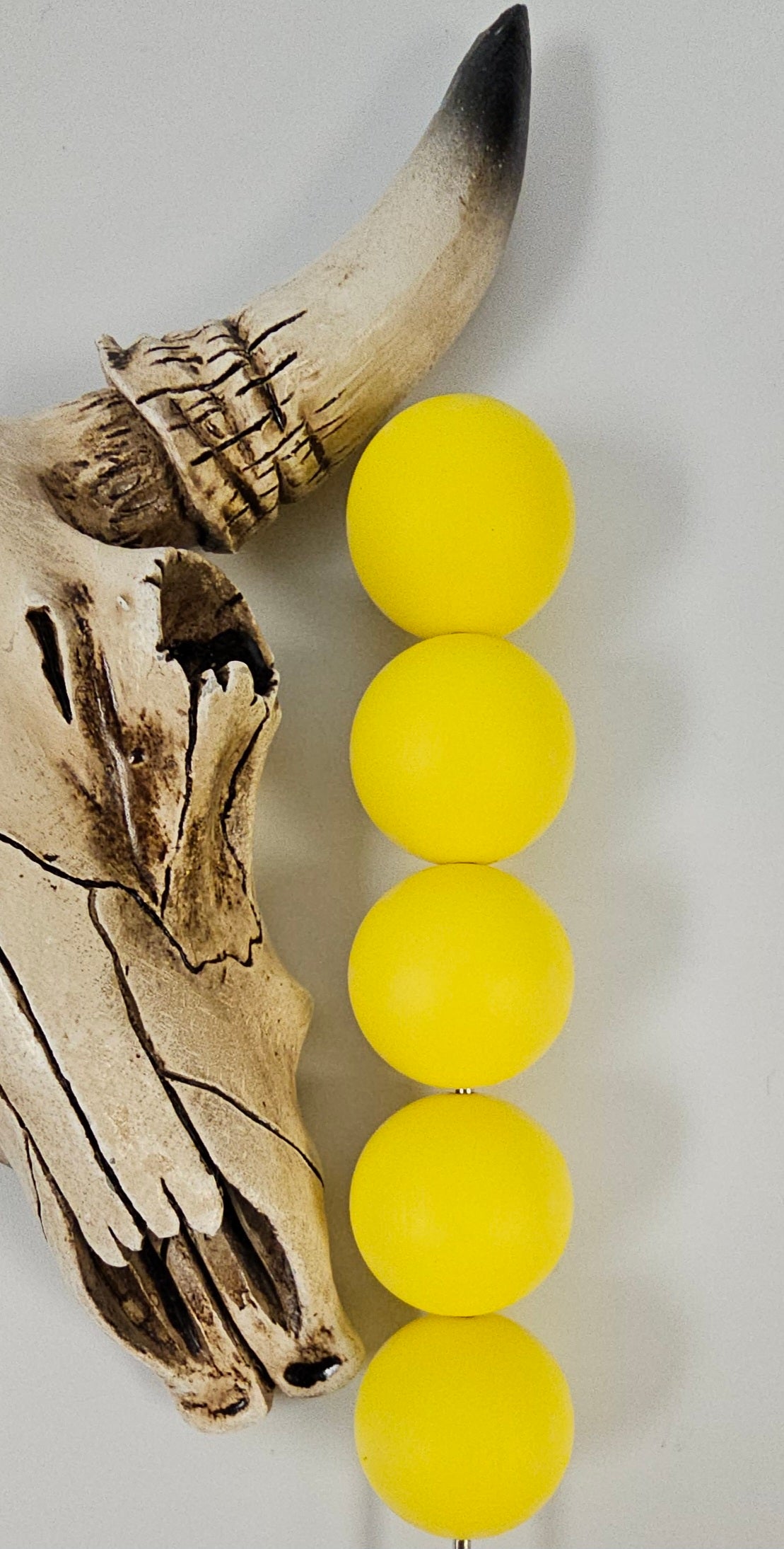 19mm Solid Silicone Beads