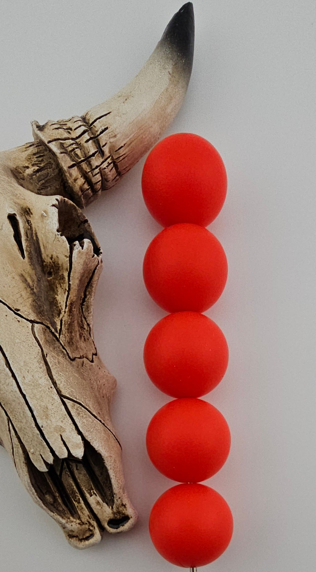 19mm Solid Silicone Beads