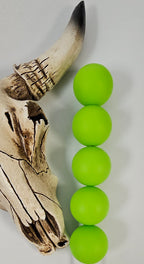 19mm Solid Silicone Beads